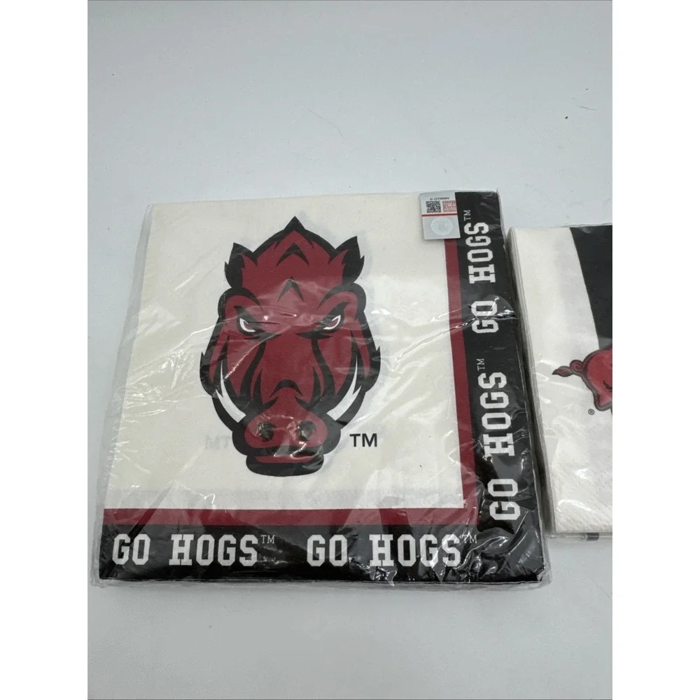 Arkansas Razorbacks NCAA College Football Sports Party Paper Luncheon Napkins